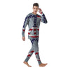 American Peace Flag Print Men's Pajamas-grizzshop