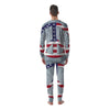 American Peace Flag Print Men's Pajamas-grizzshop