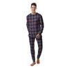 American Plaid Print Pattern Men's Pajamas-grizzshop