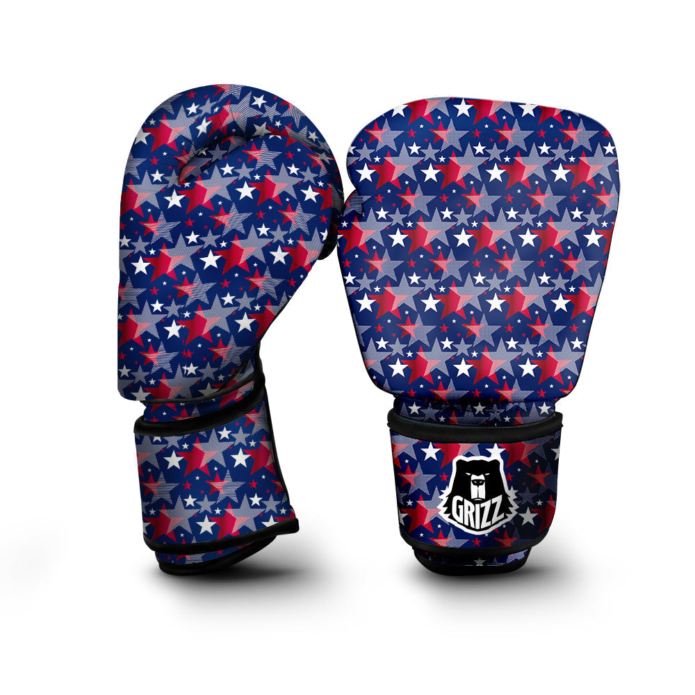 American Star 4th of July Print Pattern Boxing Gloves-grizzshop