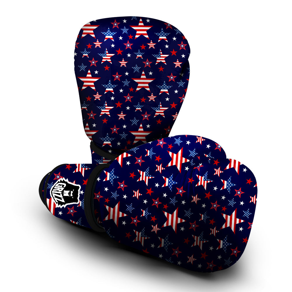 American Star Print Pattern Boxing Gloves-grizzshop