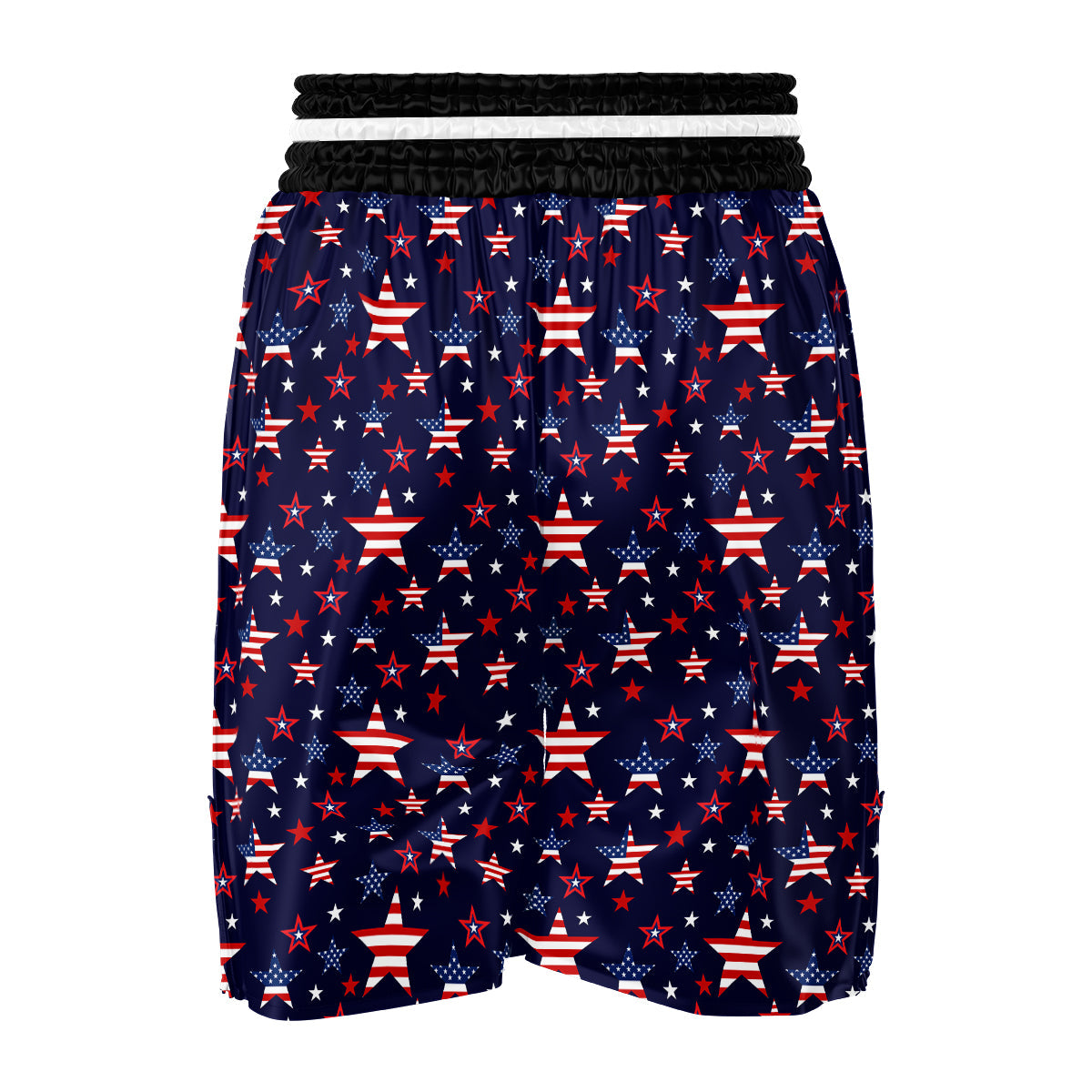 American Star Print Pattern Boxing Shorts-grizzshop