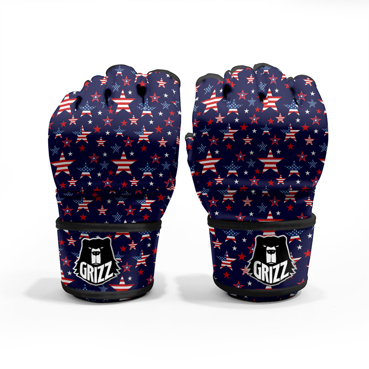 American Star Print Pattern MMA Gloves-grizzshop