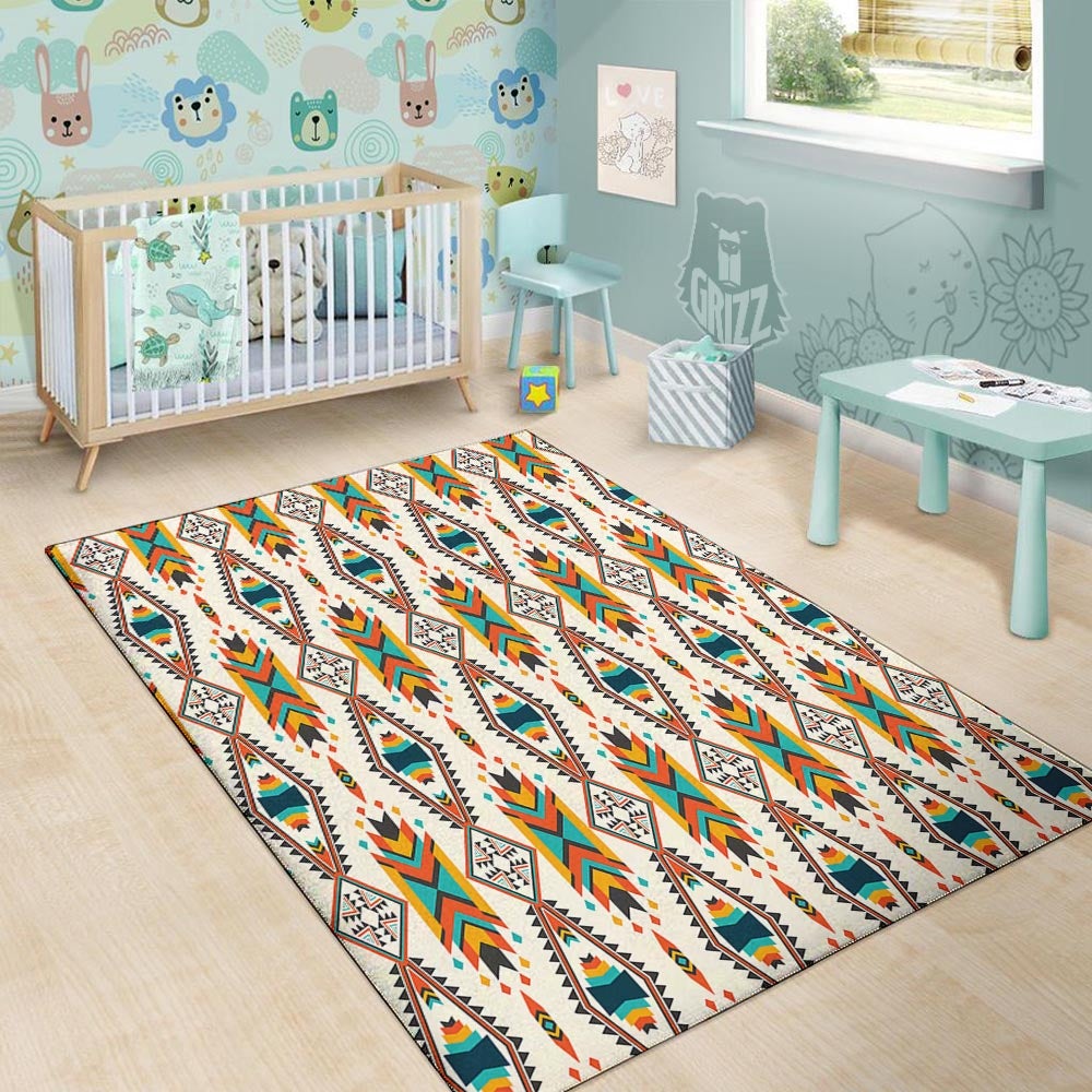 American Tribal Native Print Pattern Floor Mat-grizzshop