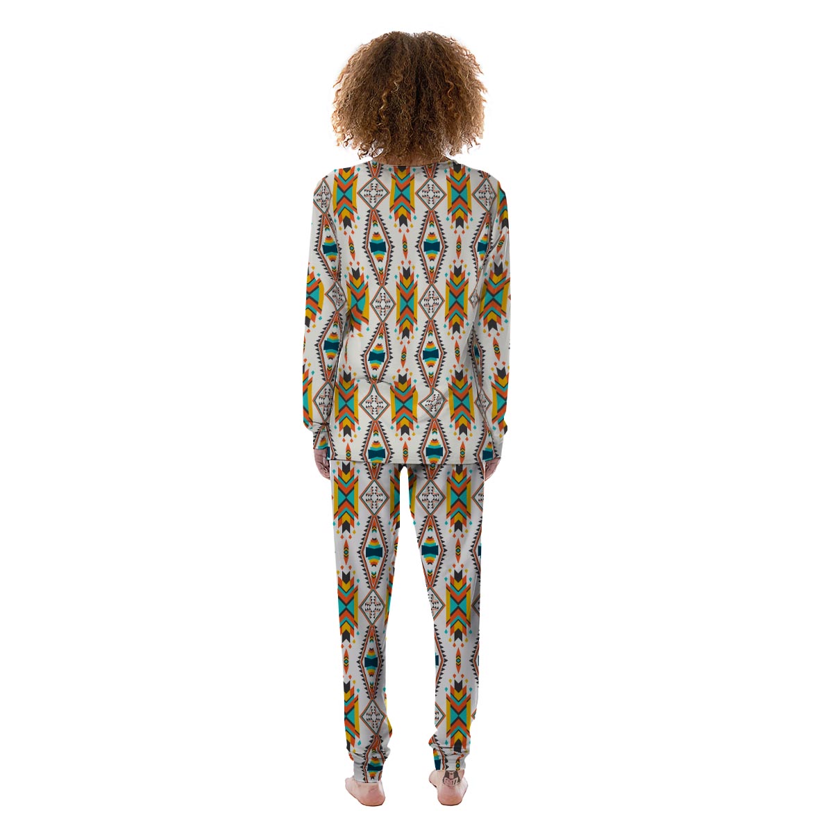 American Tribal Native Print Pattern Women's Pajamas-grizzshop