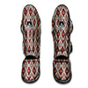 American Turquoise Native Print Pattern Muay Thai Shin Guards-grizzshop