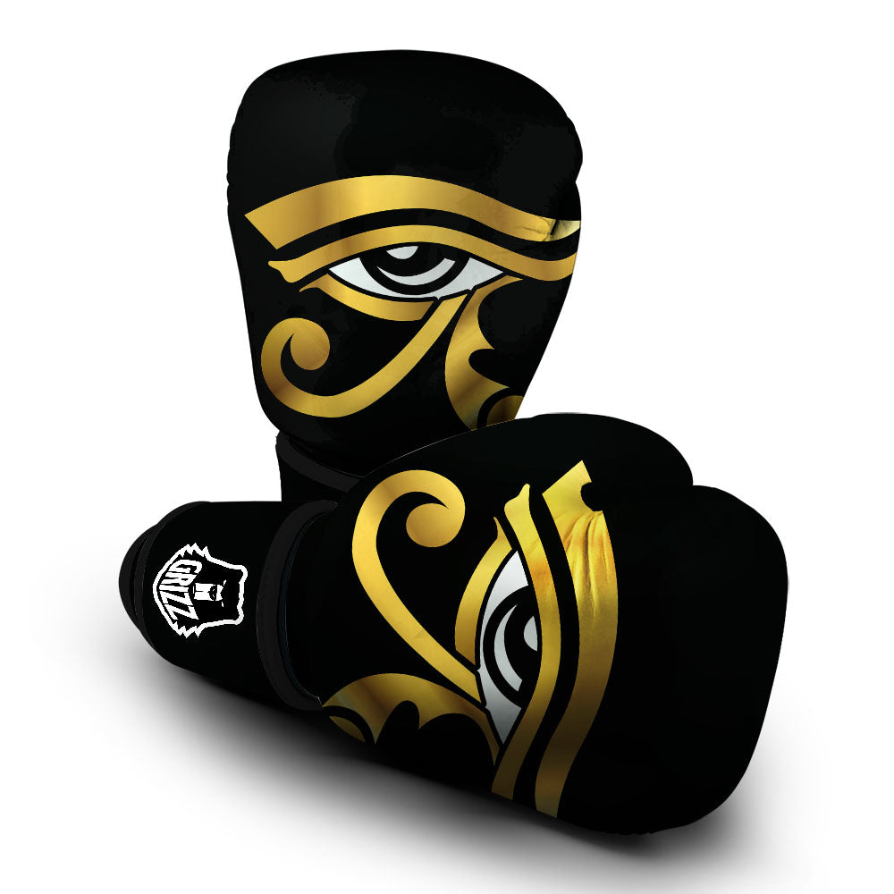 Amulet Eye Of Horus Print Boxing Gloves-grizzshop