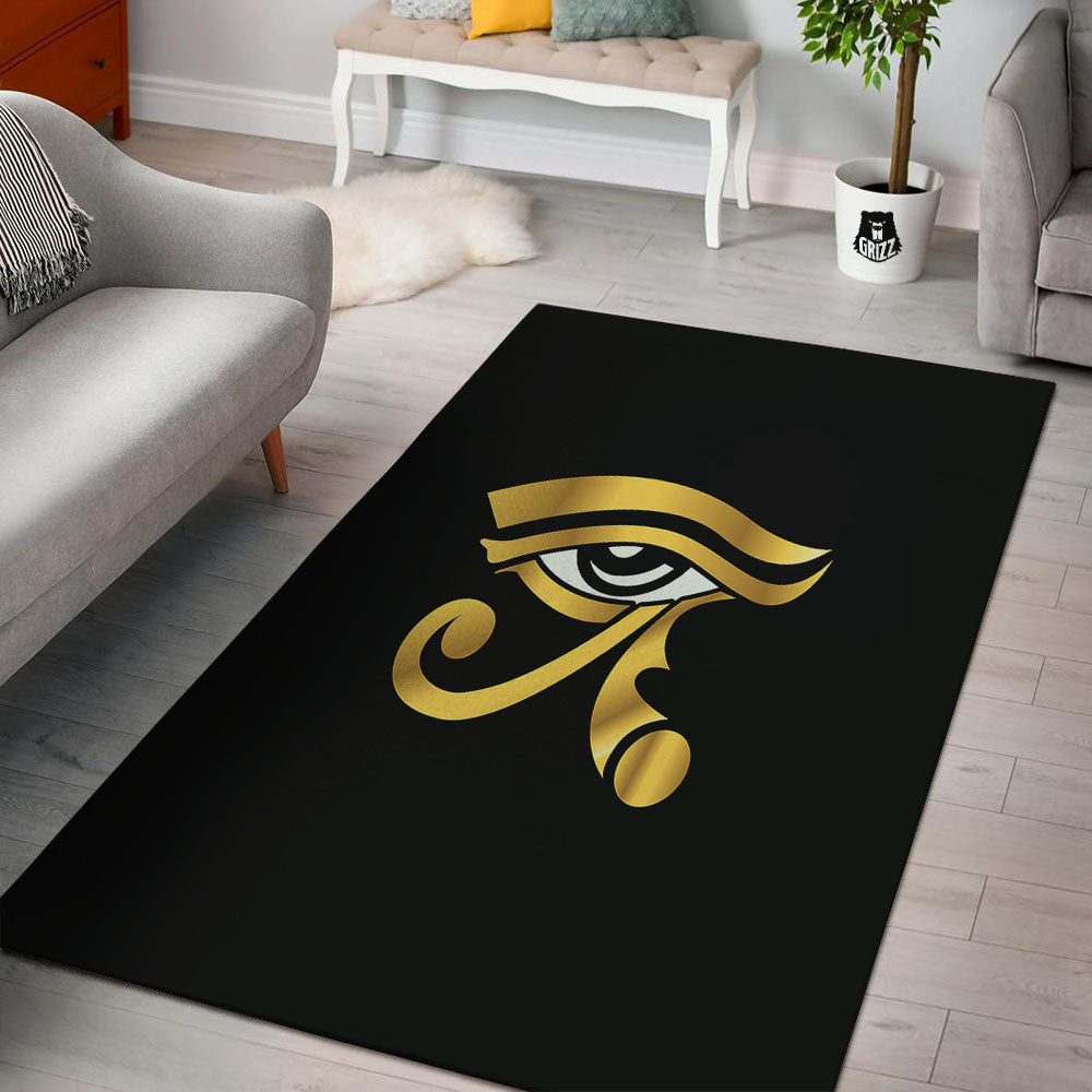 Amulet Eye Of Horus Print Floor Mat-grizzshop