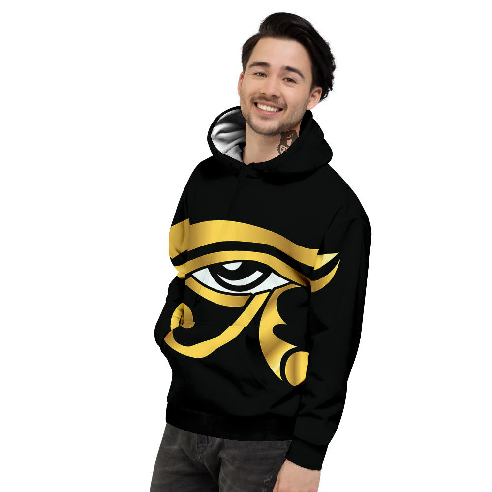 Amulet Eye Of Horus Print Men's Hoodie-grizzshop