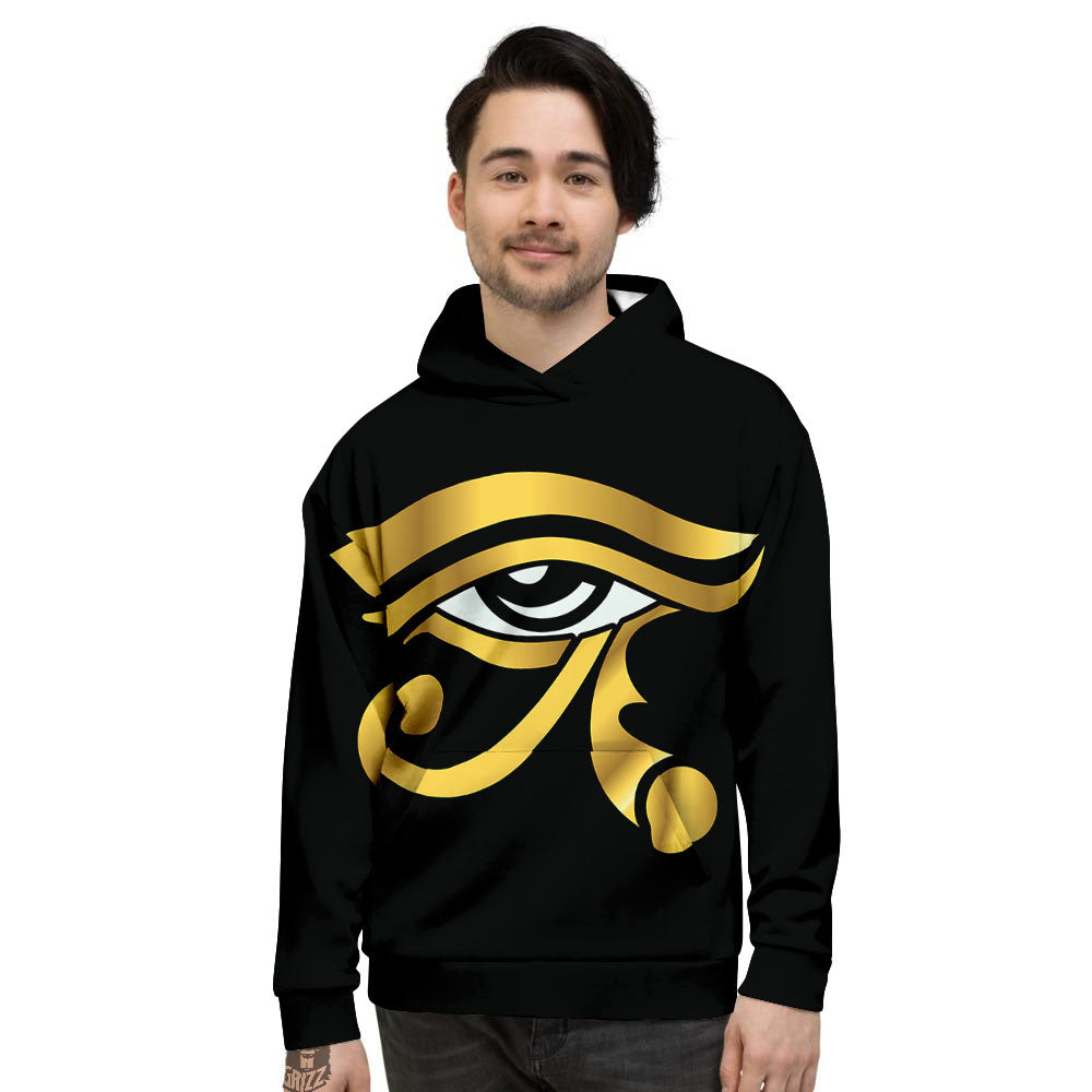Amulet Eye Of Horus Print Men's Hoodie-grizzshop