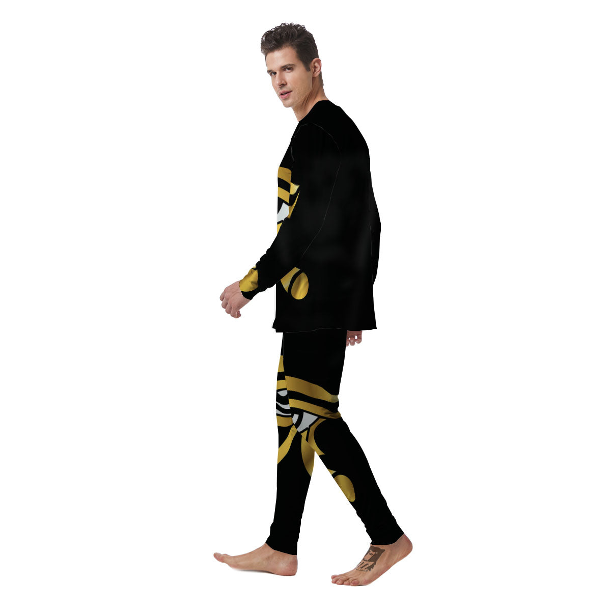 Amulet Eye Of Horus Print Men's Pajamas-grizzshop