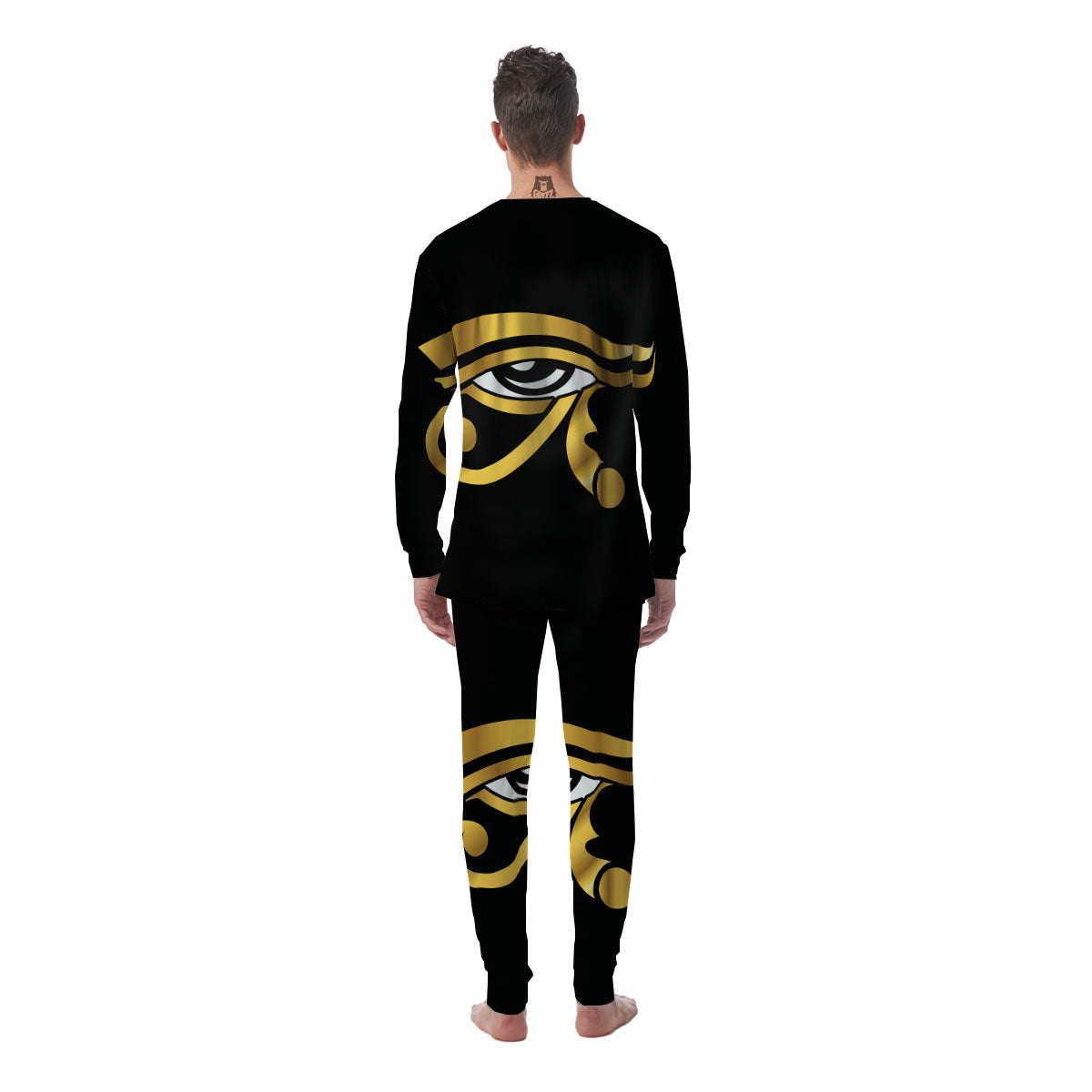 Amulet Eye Of Horus Print Men's Pajamas-grizzshop