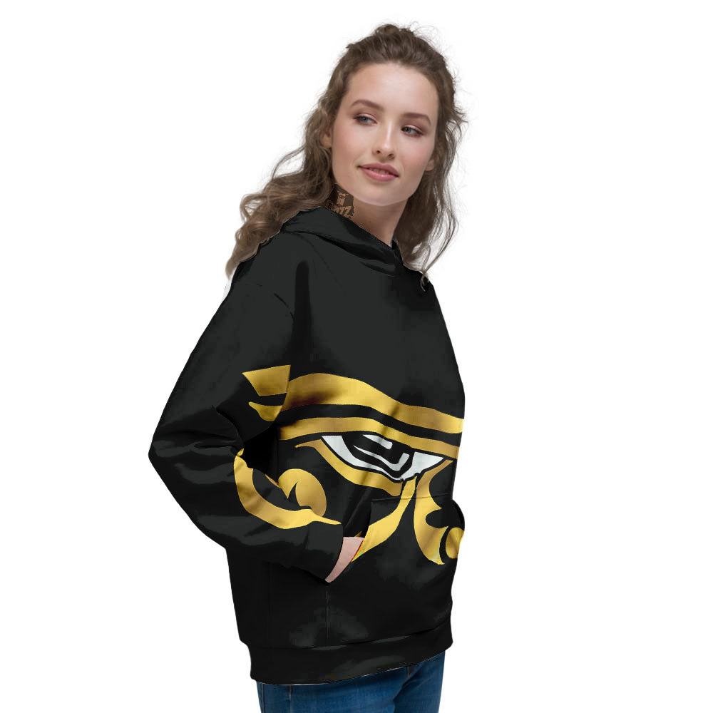 Amulet Eye Of Horus Print Women's Hoodie-grizzshop
