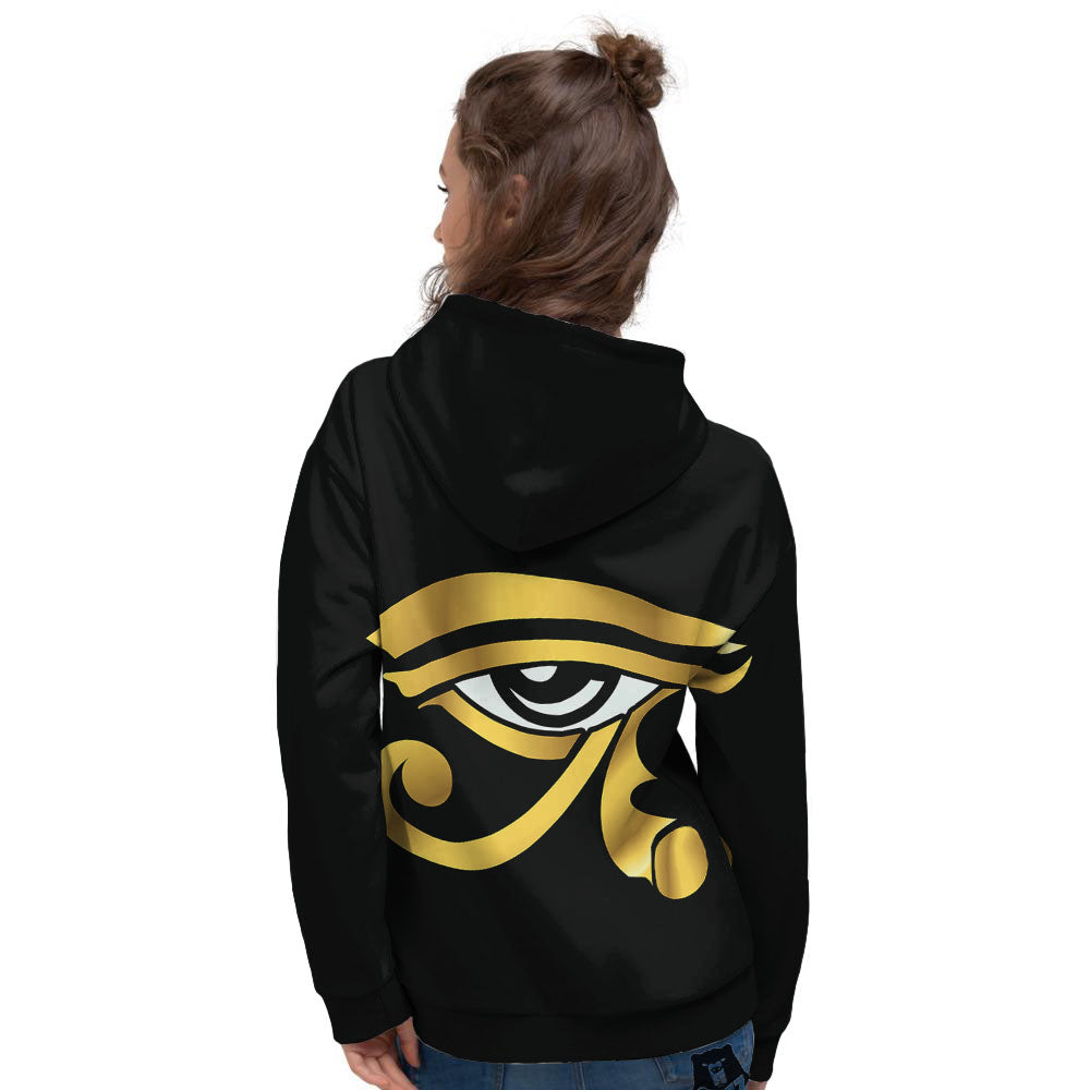 Amulet Eye Of Horus Print Women's Hoodie-grizzshop