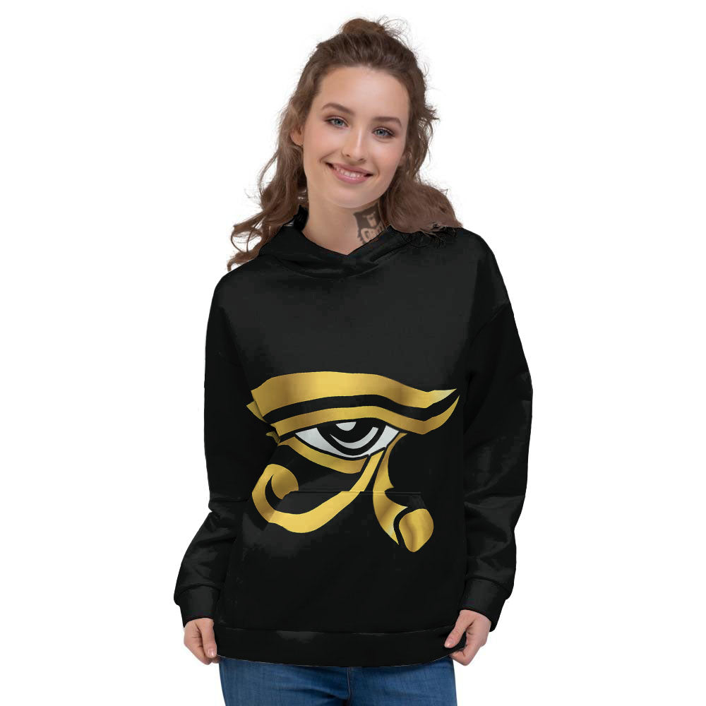Amulet Eye Of Horus Print Women's Hoodie-grizzshop