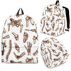 Anatomy Bone Pattern Print Backpack-grizzshop