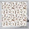 Anatomy Bone Pattern Print Bathroom Shower Curtain-grizzshop