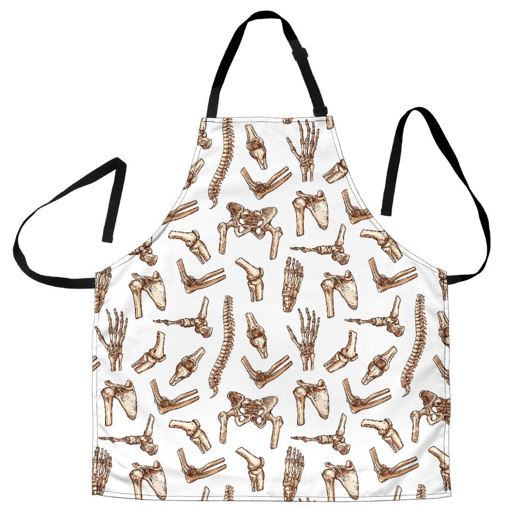 Anatomy Bone Pattern Print Men's Apron-grizzshop