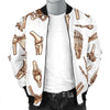 Anatomy Bone Pattern Print Men's Bomber Jacket-grizzshop