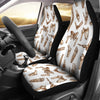 Anatomy Bone Pattern Print Universal Fit Car Seat Covers-grizzshop