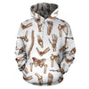 Anatomy Bone Pattern Print Women Men Pullover Hoodie-grizzshop