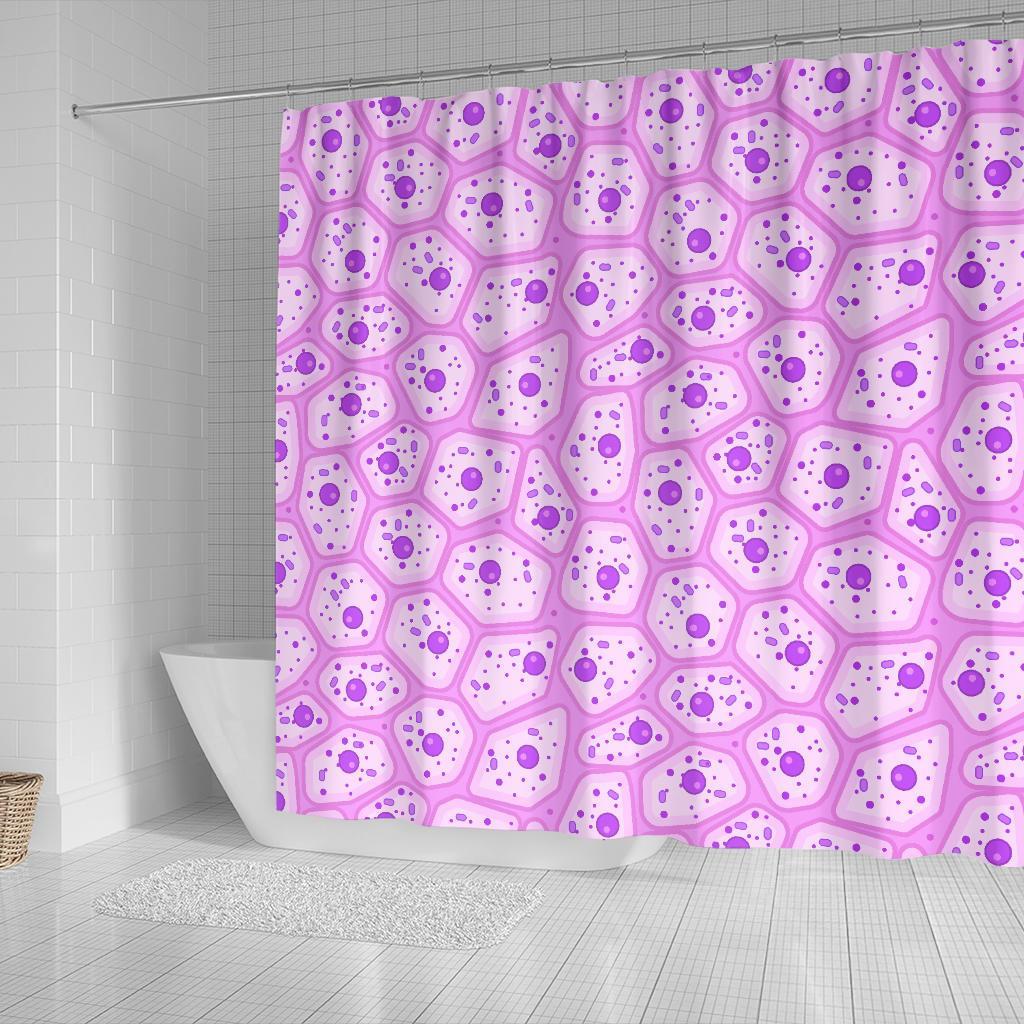 Anatomy Cells Pattern Print Bathroom Shower Curtain-grizzshop