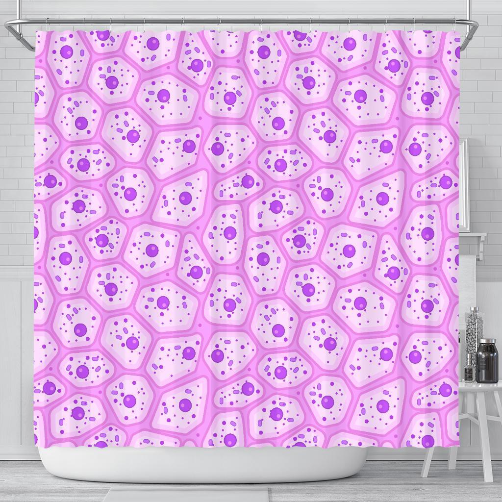 Anatomy Cells Pattern Print Bathroom Shower Curtain-grizzshop