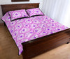 Anatomy Cells Pattern Print Bed Set Quilt-grizzshop