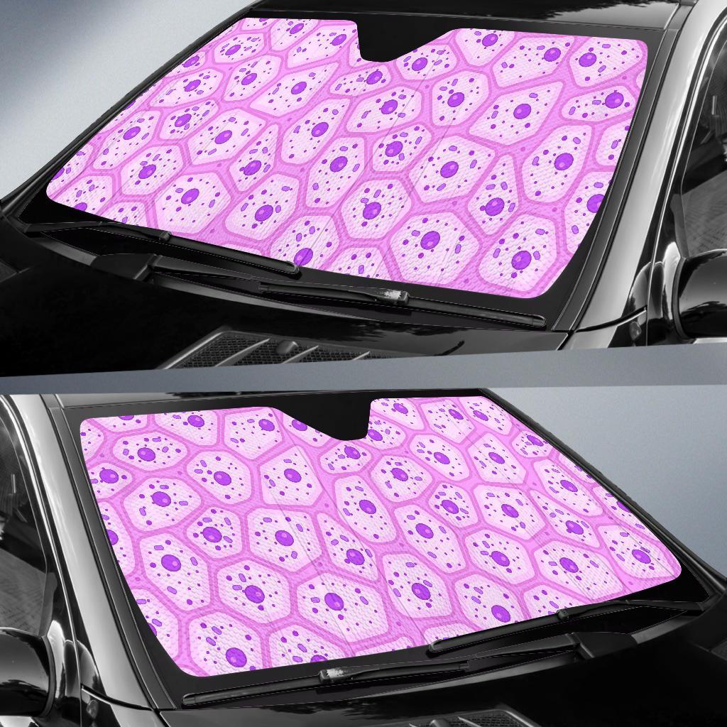 Anatomy Cells Pattern Print Car Sun Shade-grizzshop