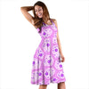 Anatomy Cells Pattern Print Dress-grizzshop