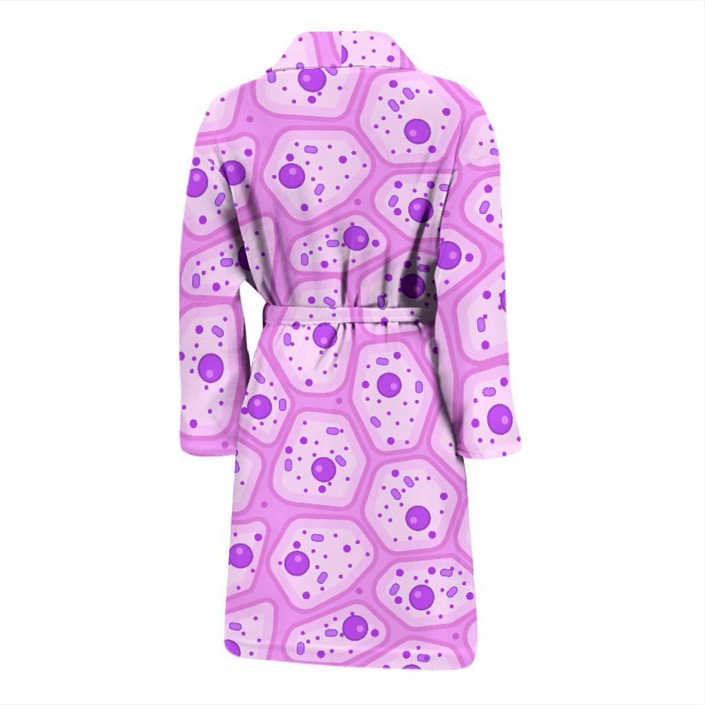 Anatomy Cells Pattern Print Men Long Robe-grizzshop