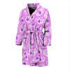 Anatomy Cells Pattern Print Men Long Robe-grizzshop