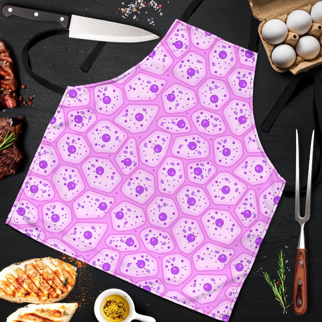 Anatomy Cells Pattern Print Men's Apron-grizzshop