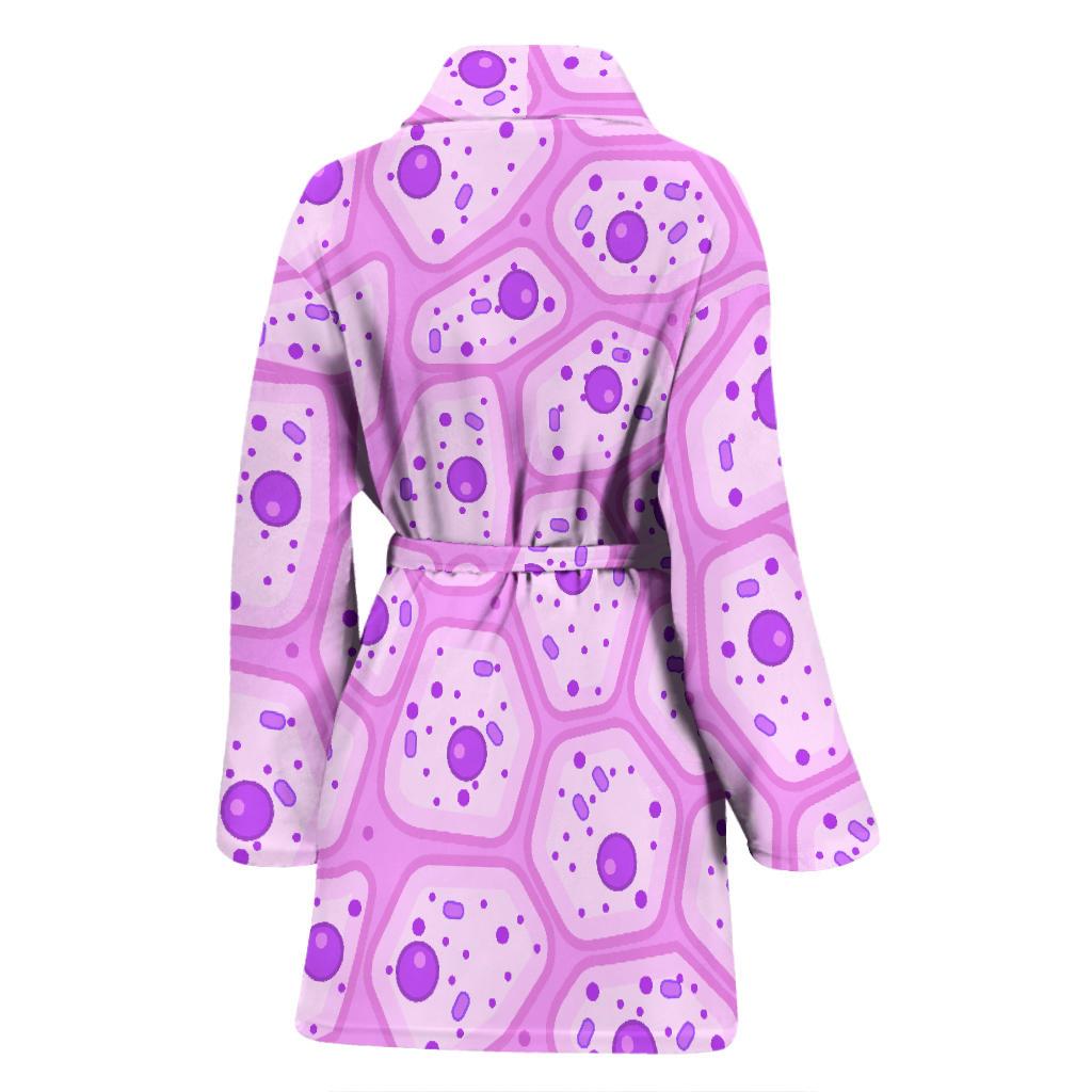 Anatomy Cells Pattern Print Women Long Robe-grizzshop