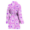 Anatomy Cells Pattern Print Women Long Robe-grizzshop