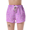 Anatomy Cells Pattern Print Women's Shorts-grizzshop