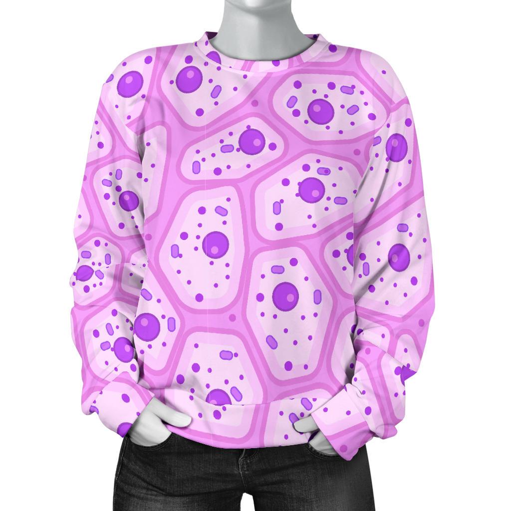 Anatomy Cells Pattern Print Women's Sweatshirt-grizzshop