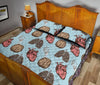 Anatomy Pattern Print Bed Set Quilt-grizzshop