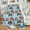 Anatomy Pattern Print Blanket-grizzshop