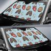 Anatomy Pattern Print Car Sun Shade-grizzshop