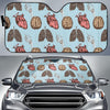 Anatomy Pattern Print Car Sun Shade-grizzshop