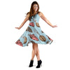 Anatomy Pattern Print Dress-grizzshop