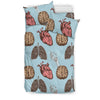 Anatomy Pattern Print Duvet Cover Bedding Set-grizzshop