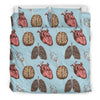 Anatomy Pattern Print Duvet Cover Bedding Set-grizzshop