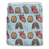 Anatomy Pattern Print Duvet Cover Bedding Set-grizzshop