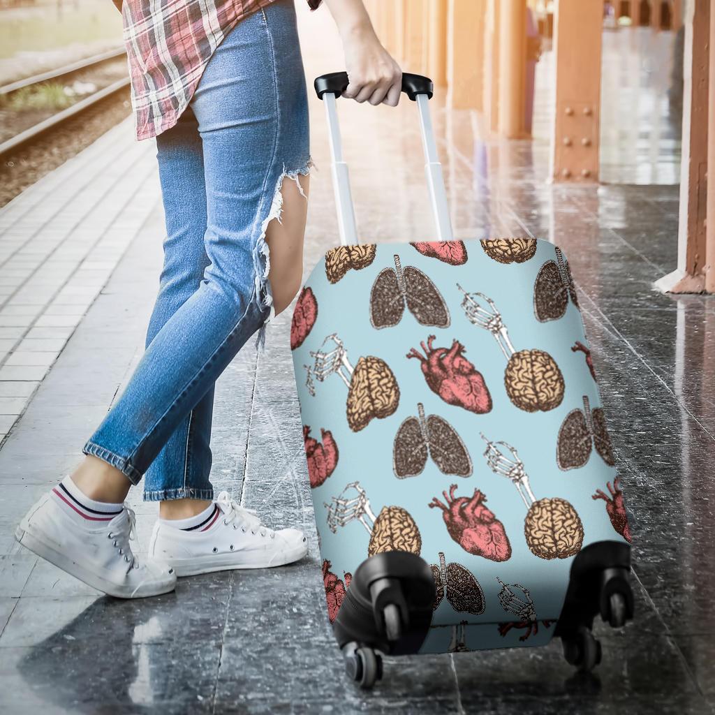 Anatomy Pattern Print Luggage Cover Protector-grizzshop