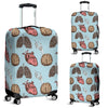 Anatomy Pattern Print Luggage Cover Protector-grizzshop