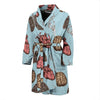 Anatomy Pattern Print Men Long Robe-grizzshop