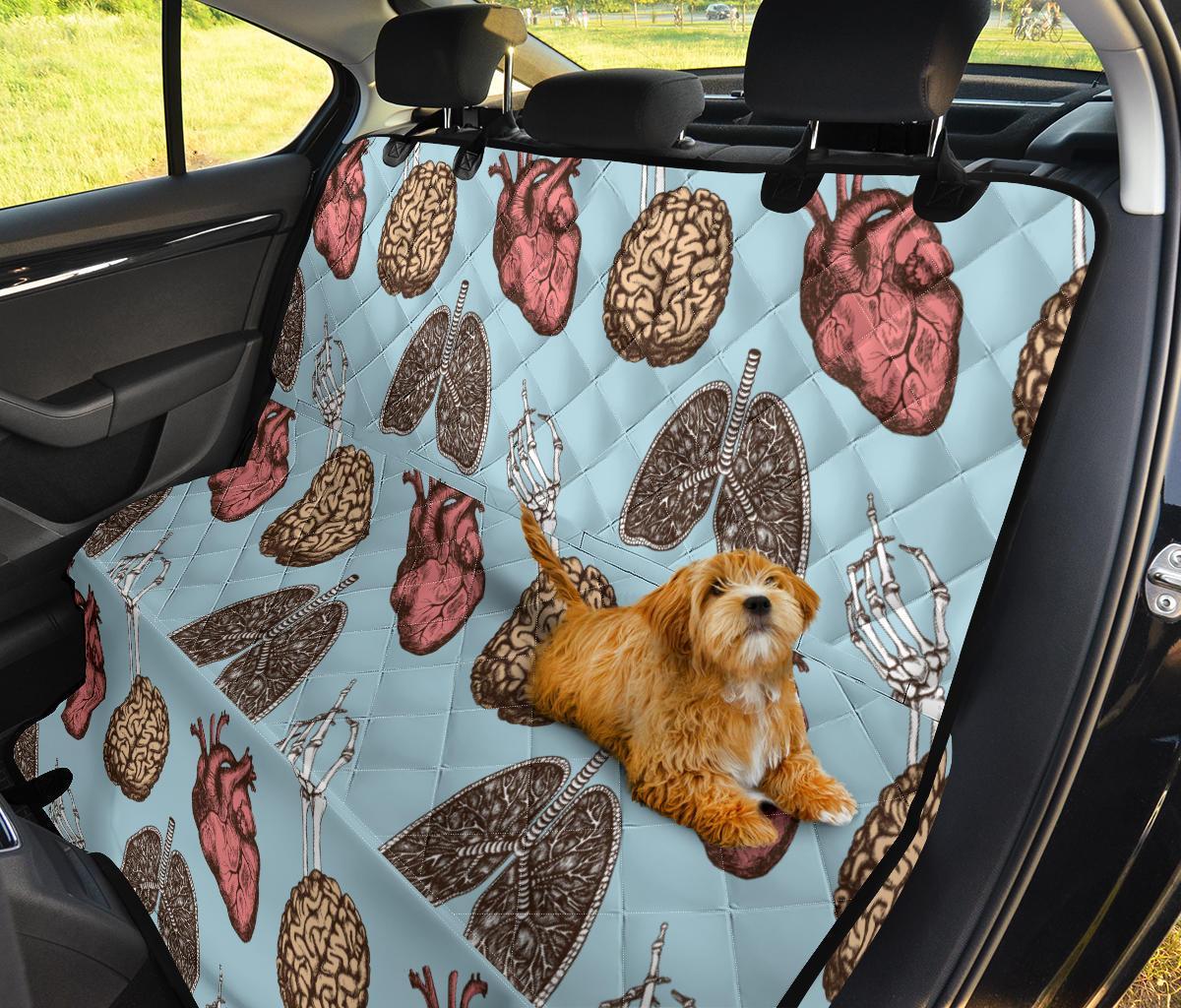 Anatomy Pattern Print Pet Car Seat Cover-grizzshop