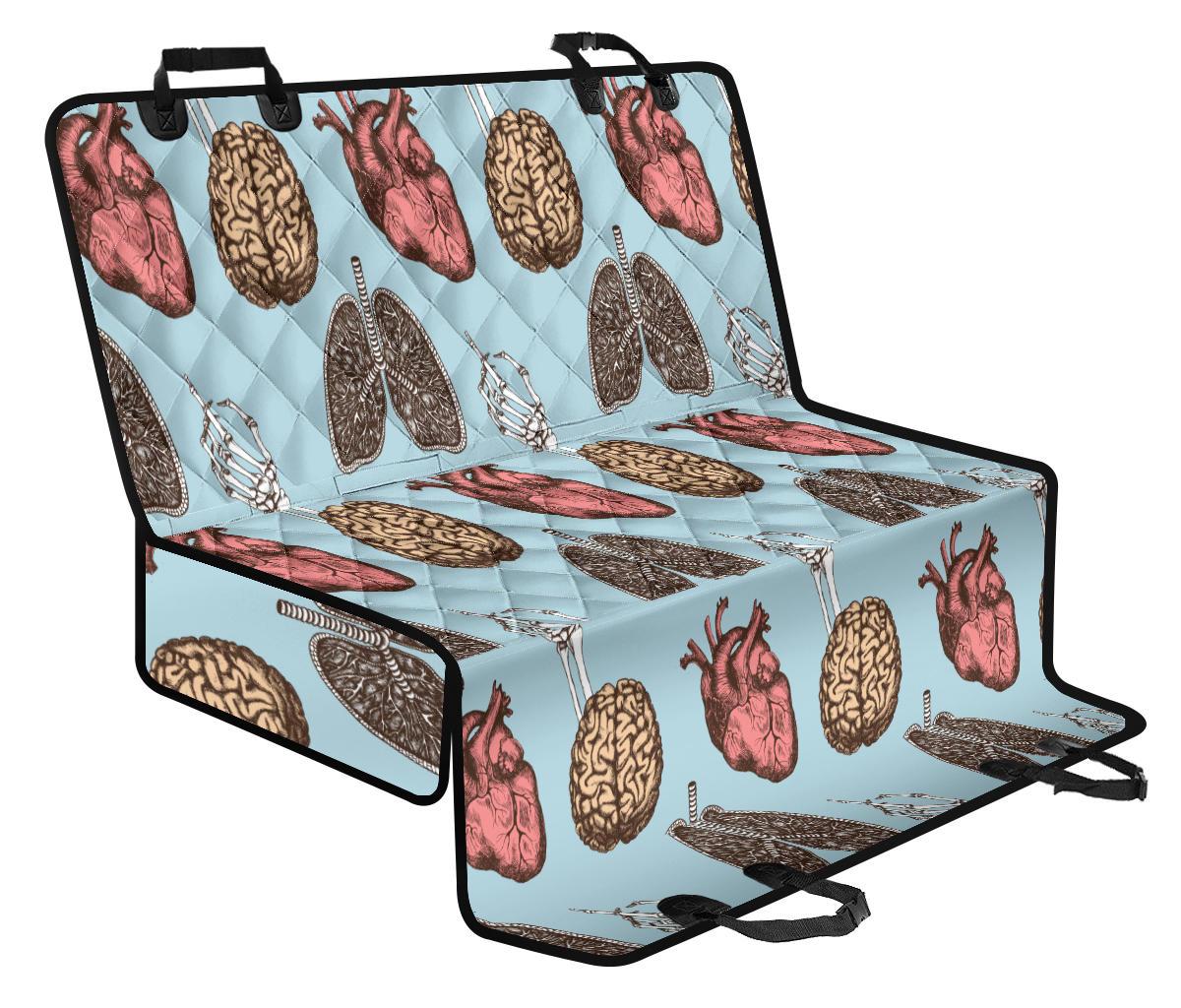 Anatomy Pattern Print Pet Car Seat Cover-grizzshop